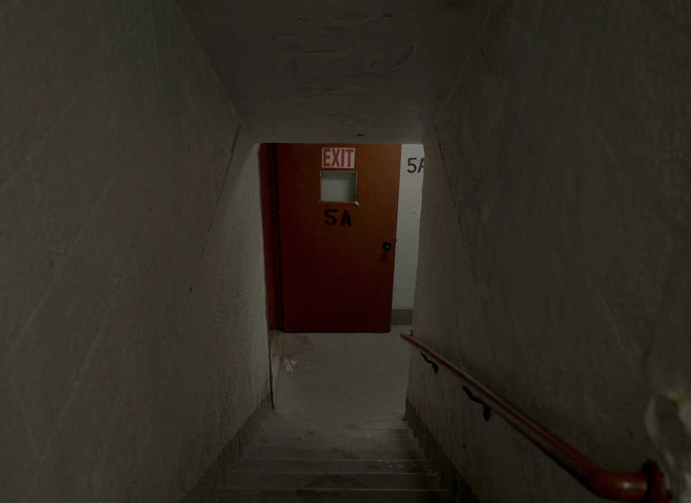 DOWN A DARK
STAIRWELL